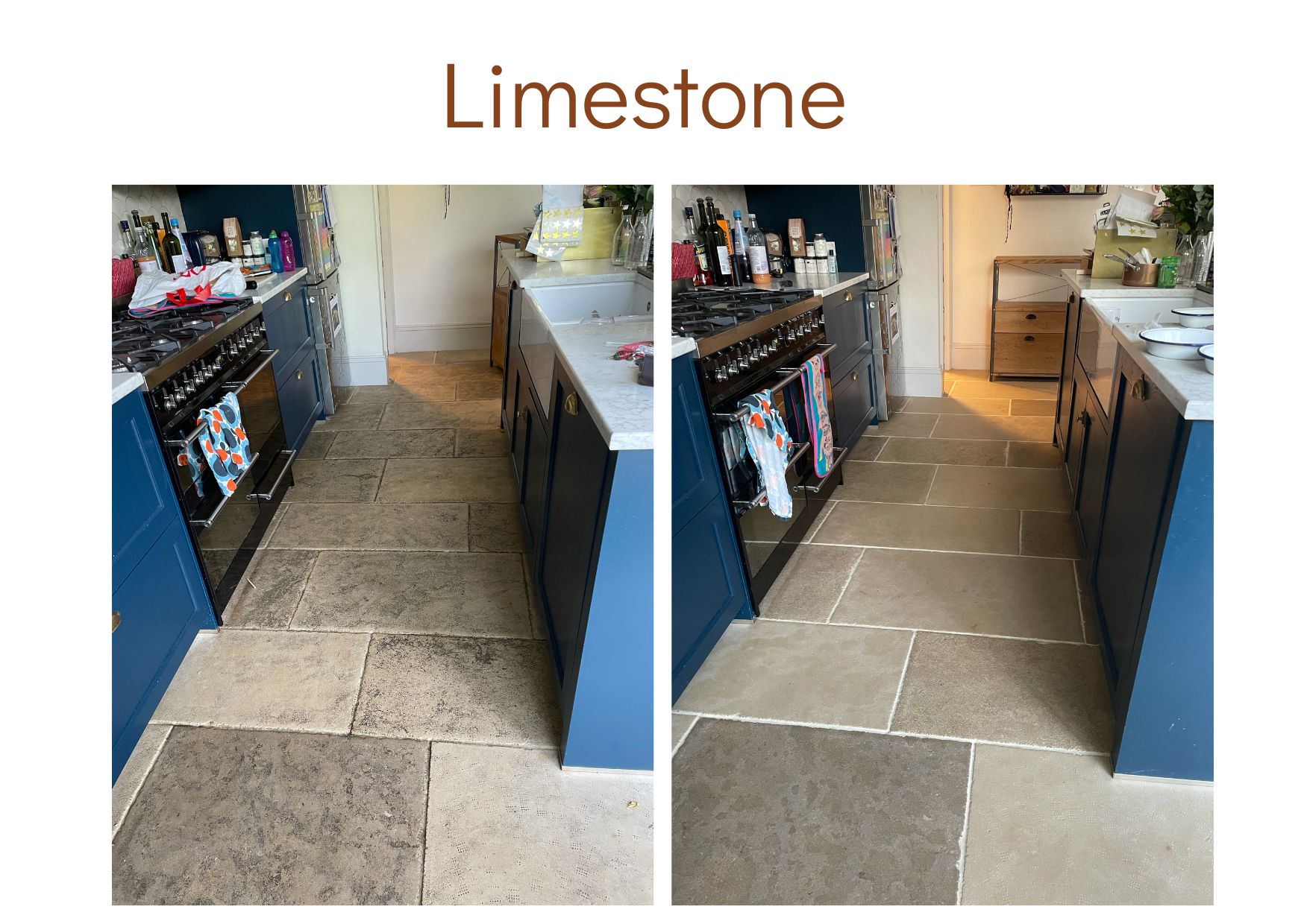 Limestone cleaned