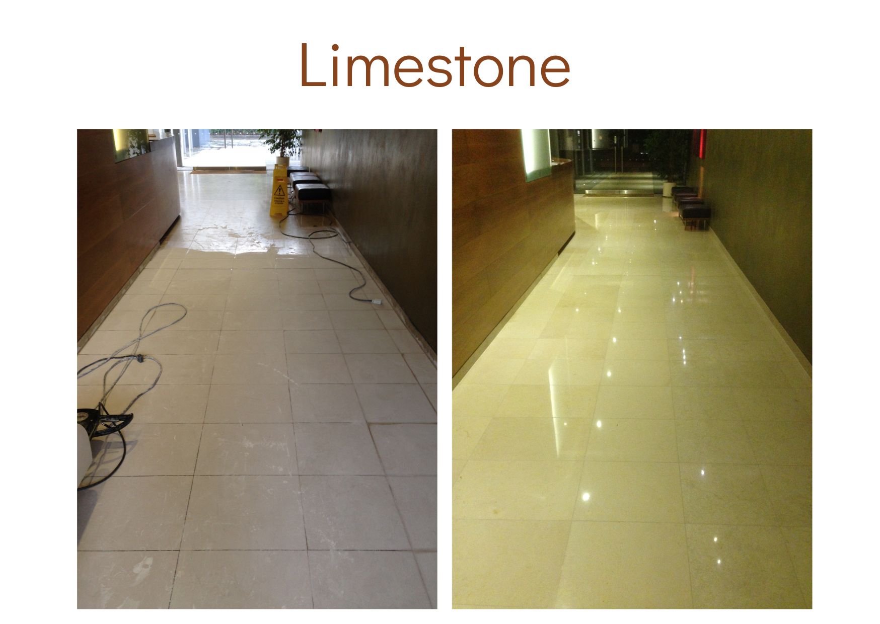 Limestone cleaned