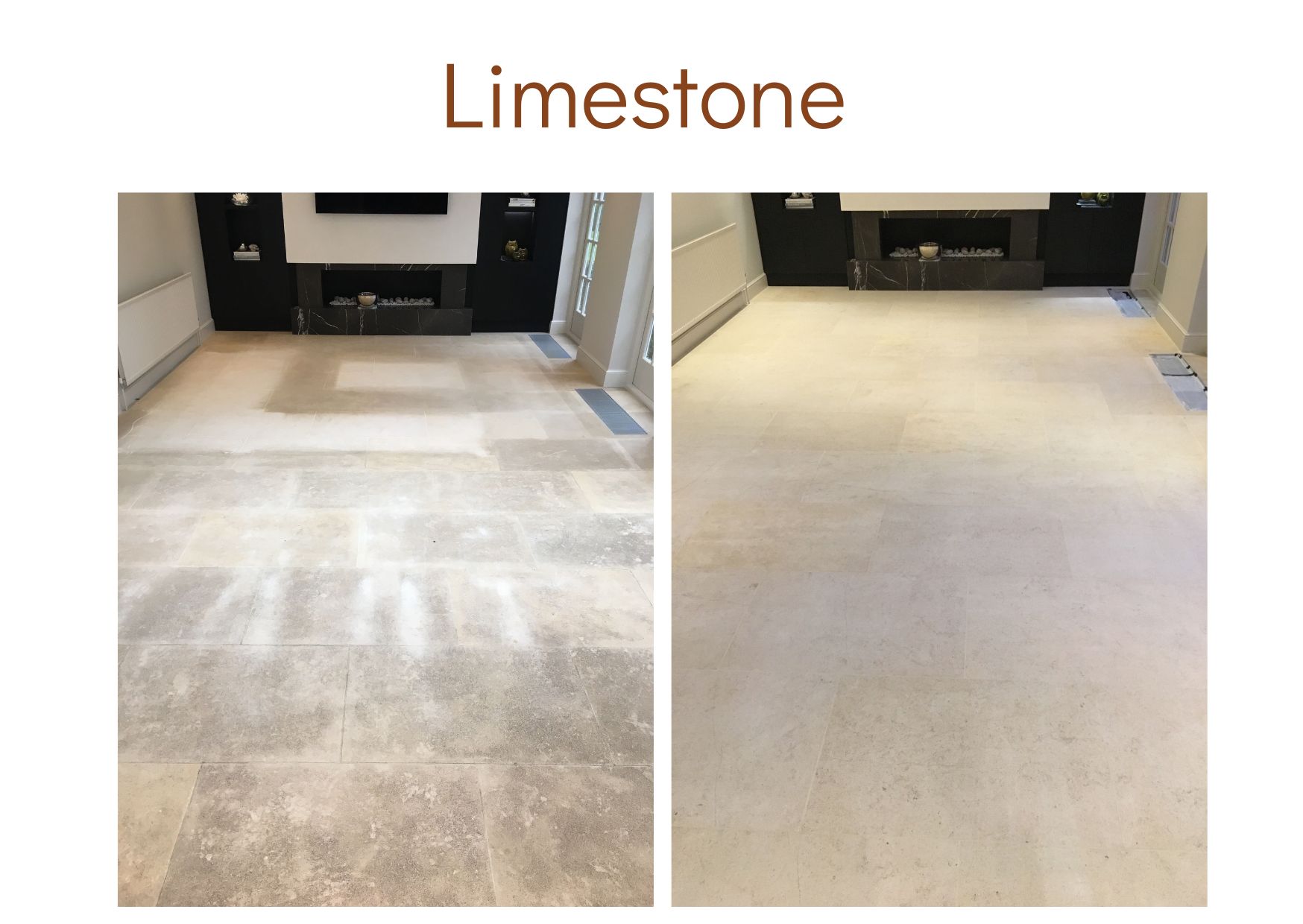 Limestone cleaned