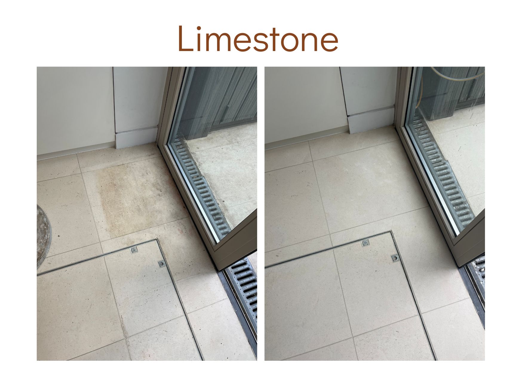 Limestone cleaned