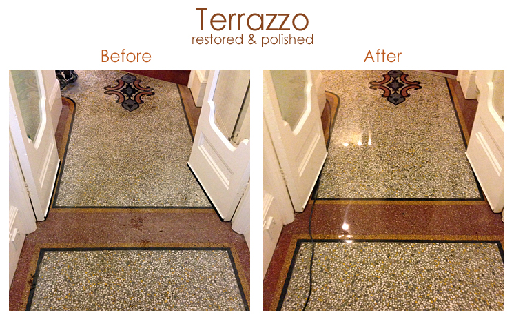 Terrazzo restoration & repolished