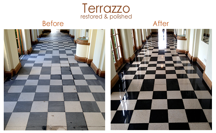 Terrazzo restoration & repolished