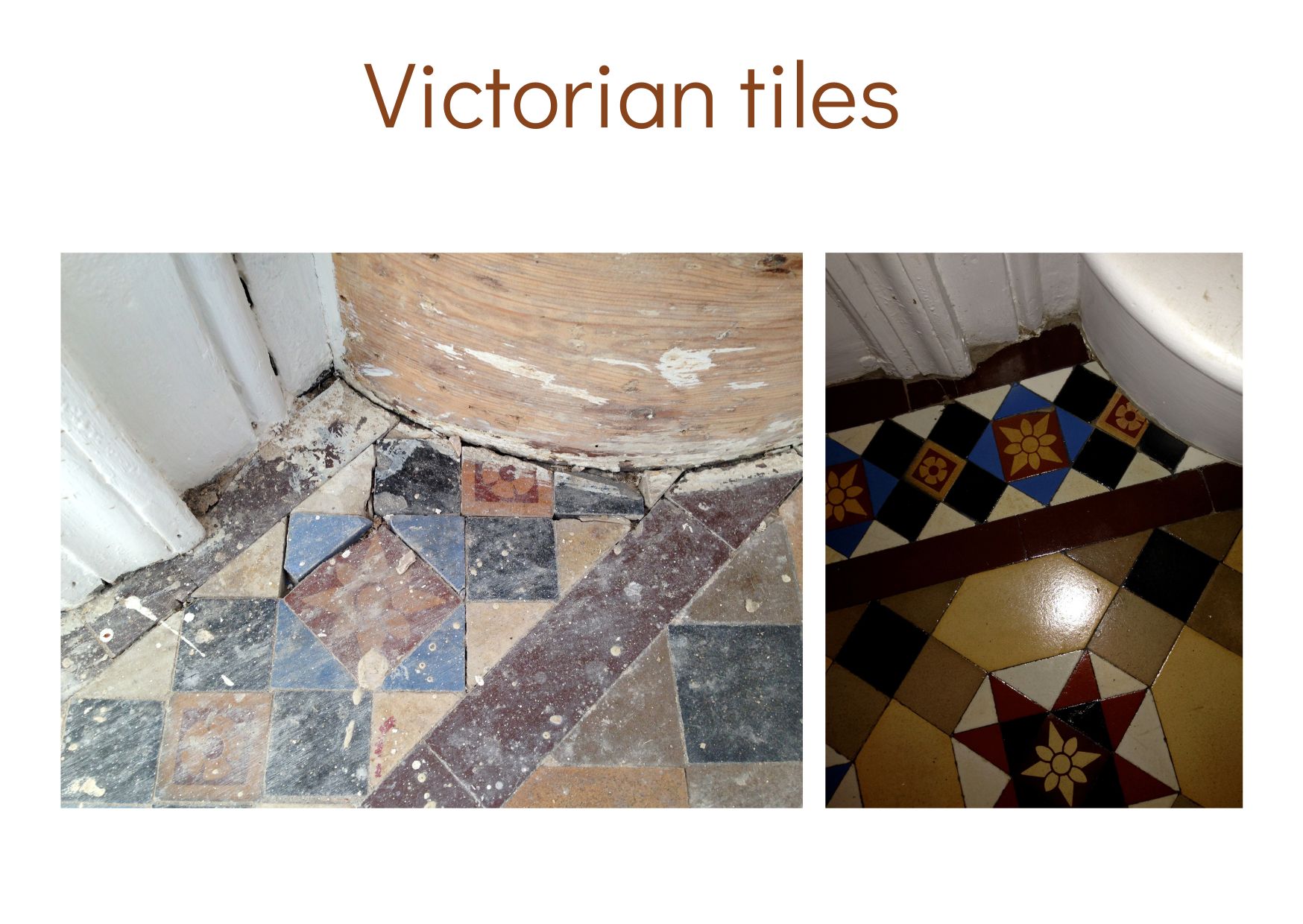 Victorian tiles repair