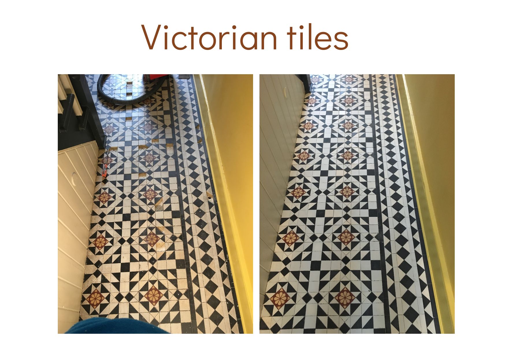 Victorian tiles repair