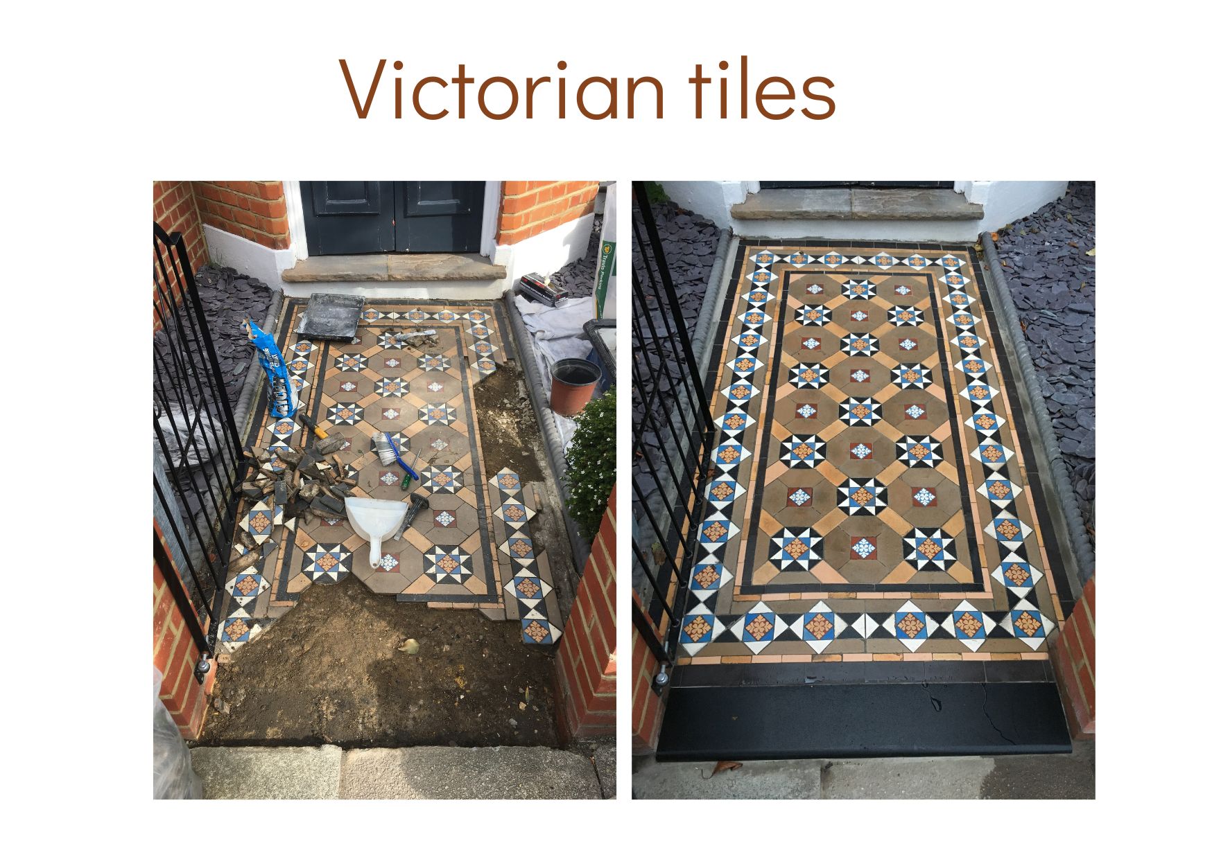 Victorian tiles repair