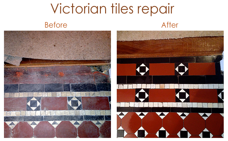 Victorian tiles repair