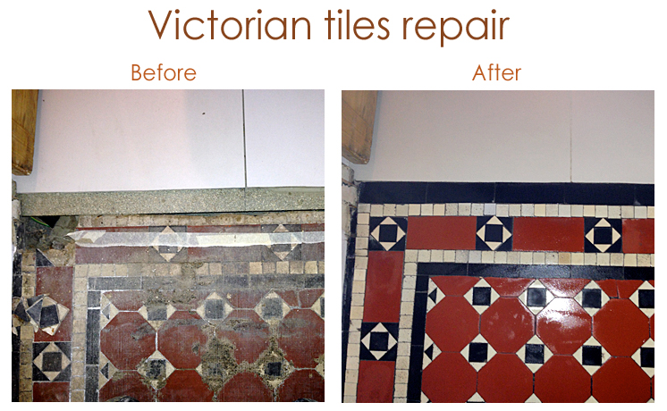 Victorian tiles repair