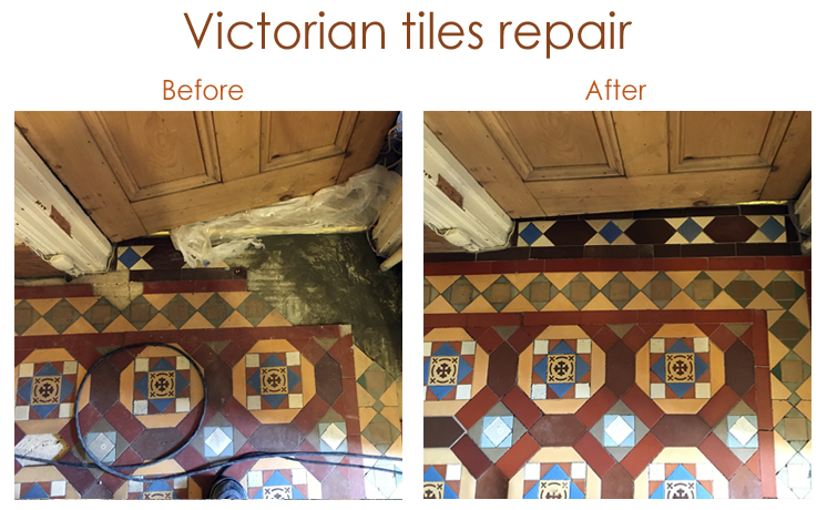 Victorian tiles repair